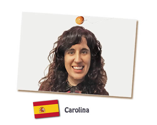 スペインからカロリーナ先生のブログ写真